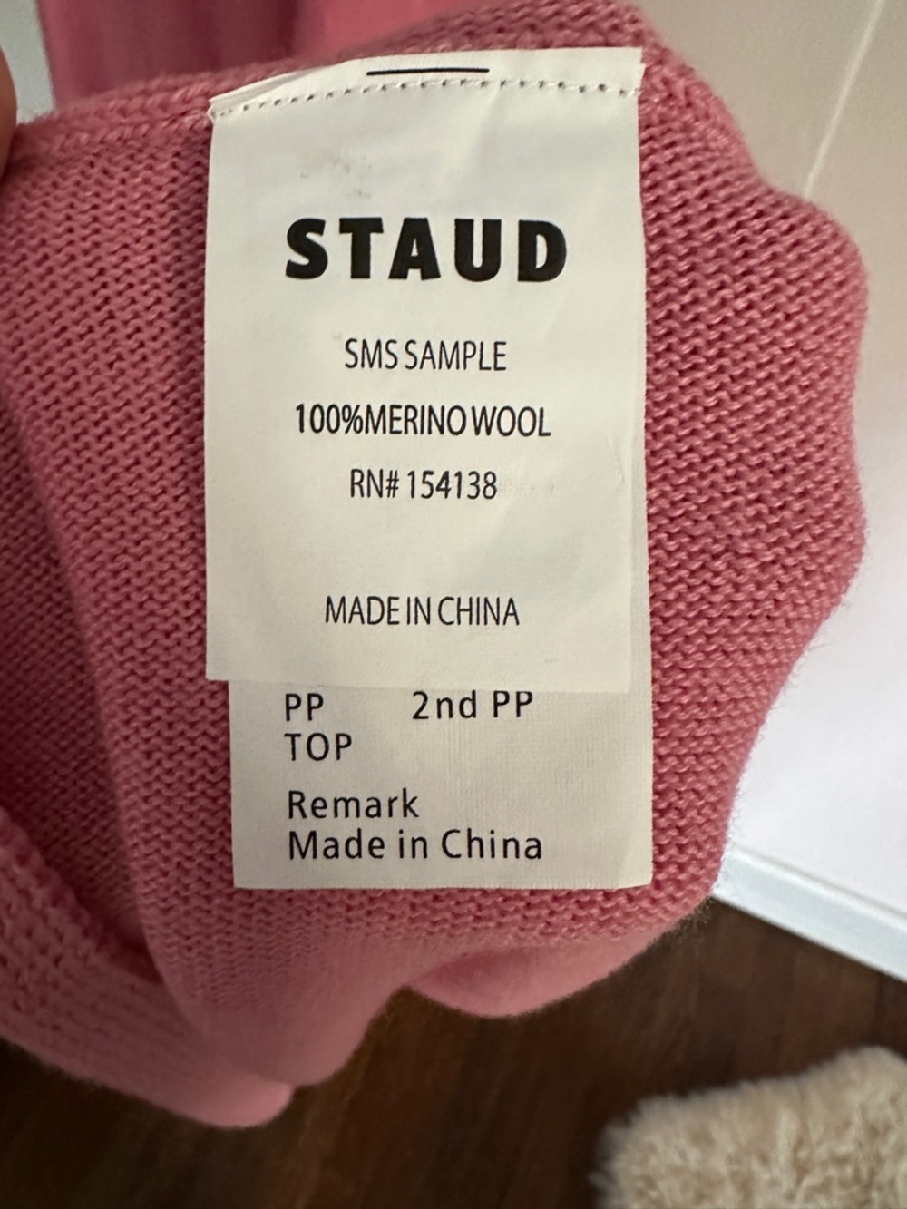 STAUD Lafayette Pink Sleeveless Turtleneck Maxi Dress - Picture 3 of 10